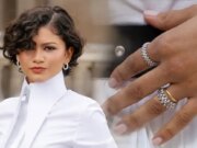 Zendaya parece revelar aliança de casamento após afirmar que ela e Tom Holland são casados