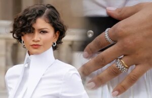 Zendaya parece revelar aliança de casamento após afirmar que ela e Tom Holland são casados