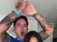 O agressor sexual Stephen Bear, 36, anuncia que vai ter um filho com a esposa Miami, 19