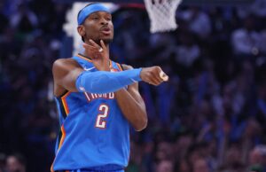 Shai Gilgeous-Alexander quebra o recorde de Wilt Chamberlain de jogos consecutivos de 20 pontos