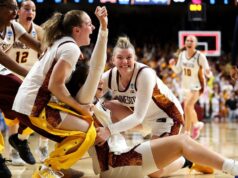 O salto de último segundo de Battle dá ao Minnesota a vitória sobre o Mississippi no torneio da NCAA