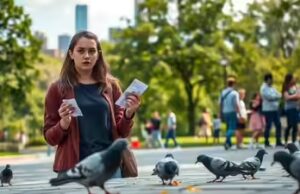 Multa de £ 150 por alimentar um pombo? Mulher é surpreendida por pênalti em parque de Manchester