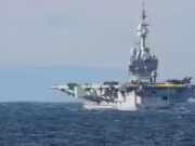 Aplicativo de health de marinheiro revela localização de navio de guerra francês