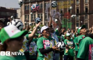 Cidade do México quebra recorde do Guinness com gigantesco treino de futebol