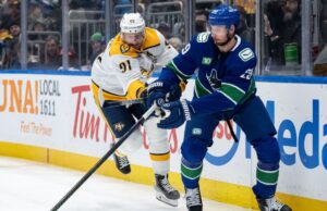 Canucks volta tarde para vencer Predators em tiroteio