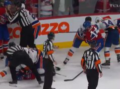 Nick Suzuki expulso da partida! Ça brasse entre le capitaine e Mathew Barzal!