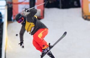 Elena Gaskell, do Canadá, conquista a prata no slopestyle na etapa da Copa do Mundo na França