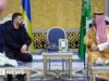 Zelensky visita a Arábia Saudita após oferecer experiência em drones da Ucrânia