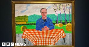 ‘Momento Belisque-me’ para optometrista pintado por Hockney
