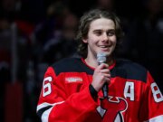 Jack Hughes livrou uma mensagem para a equipe de beisebol dos Estados Unidos