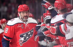 Des chapeaux pour Ovechkin, qui estabeleceu um outro registro