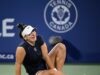Bianca Andreescu faz sua estreia depois do chute crève-coeur em Montreal