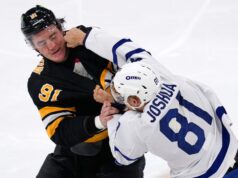 Maple Leafs mostram luta na vitória sobre os Bruins