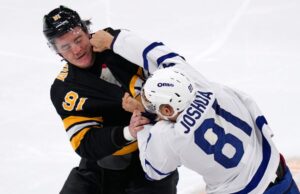 Maple Leafs mostram luta na vitória sobre os Bruins