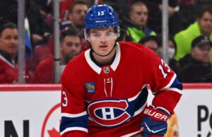 Cole Caufield se aproxima de 5 filés de Nathan MacKinnon