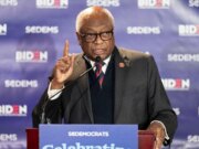 Clyburn, democrata da Carolina do Sul de 85 anos, concorrendo à reeleição