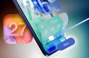 A Apple pretende adicionar um controle deslizante de vidro líquido para todo o sistema ao iOS 27