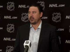 George Parros ajudou pessoalmente a partida entre os Maple Leafs e os Geese