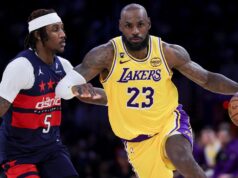 LeBron James marca triplo-duplo e empata recorde como o Lakers é o melhor Wizards