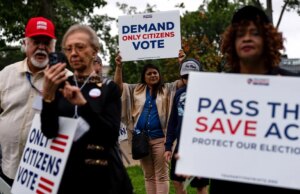 Senadores republicanos criticam os democratas por ‘promover o medo’ sobre a segurança eleitoral SAVE Act