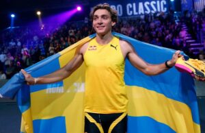 Mais um centímetro! Duplantis estabelece 15º recorde mundial de salto com vara