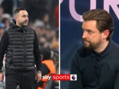 De Zerbi está aberto a ingressar no Tottenham para se tornar o novo técnico imediatamente