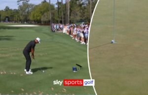 Você não pode chegar muito mais perto! Koepka quase acerta o hole-in-one!