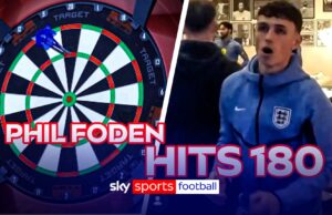 ‘Isso está na câmera?!’ | Foden acerta chic 180 para STUN England companheiros de equipe!