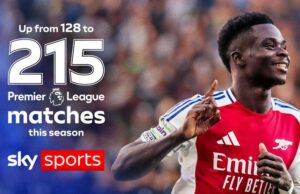 Os principais jogos do título do Arsenal e do Man Metropolis serão transmitidos ao vivo pela Sky em maio