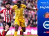 Minteh marca de um ângulo INCRÍVEL enquanto Brighton vence Sunderland