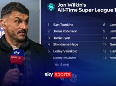 Superliga 13 de todos os tempos de Jon Wilkin