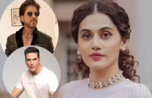 Taapsee revela que Akshay e SRK têm pequenas comitivas e questiona os produtores