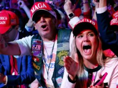 Candidato de extrema esquerda ao Congresso da Califórnia entra em confronto com apoiadores de Trump em discussão acalorada