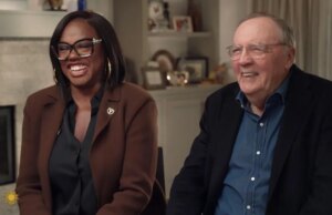 Viola Davis e seu mais recente co-estrela, o autor James Patterson