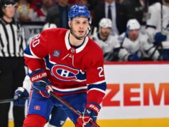 Slafkovsky não é mais o mesmo depois do combate com Hagel