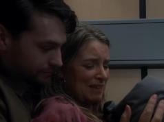 Fãs de Emmerdale veem ‘tributo’ a Emma Atkins em cenas de nascimento de caridade