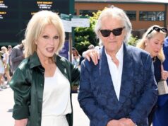 Joanna Lumley discute ‘vidas separadas’ com o marido antes do aniversário