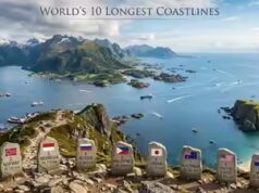 10 países com os maiores litorais do mundo