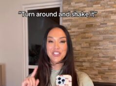 Influenciadora enfrenta reação violenta depois de dizer a sua filha menor para ‘sacudir’ no vídeo de Tiktok: ‘Ela é uma criança’