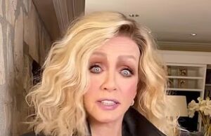 Donna Mills, 85, zomba dos críticos que reclamam que ela usa ‘muita maquiagem’ com um vídeo de transformação chocante