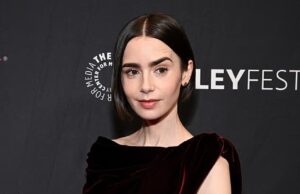 Lily Collins mostra sua tatuagem na caixa torácica no tapete vermelho do PaleyFest LA 2026 – mas ela fez a dela uma década antes de Zendaya