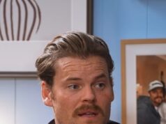 O noivo de Louise Thompson, Ryan Libbey, luta contra as lágrimas ao compartilhar sua reação ‘visceral’ ao documentário da manosfera de Louis Theroux