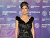 Salma Hayek is a dazzling bombshell in black lace gown with glam Gigi Hadid and Anne Hathaway at Breakthrough Prize Ceremony