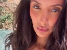 Maya Jama mostra suas curvas incríveis em um biquíni preto enquanto aproveita o sol na Itália antes do retorno da Ilha do Amor
