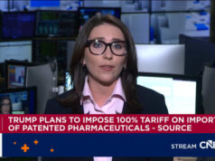 Administração Trump prepara tarifas farmacêuticas de até 100% sobre alguns medicamentos importados