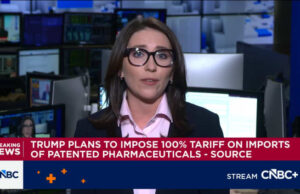 Administração Trump prepara tarifas farmacêuticas de até 100% sobre alguns medicamentos importados