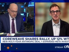 As ações da CoreWeave disparam 11% no acordo para alimentar Claude da Anthropic