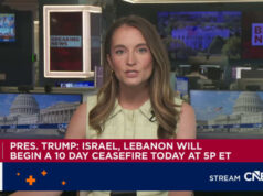 Israel e Líbano concordam com cessar-fogo de 10 dias, diz Trump