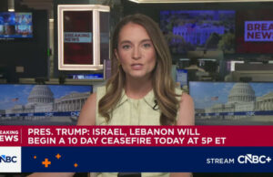 Israel e Líbano concordam com cessar-fogo de 10 dias, diz Trump