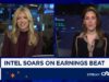 As ações da Intel sobem mais de 20% enquanto fabricante de chips mostra sinais de recuperação